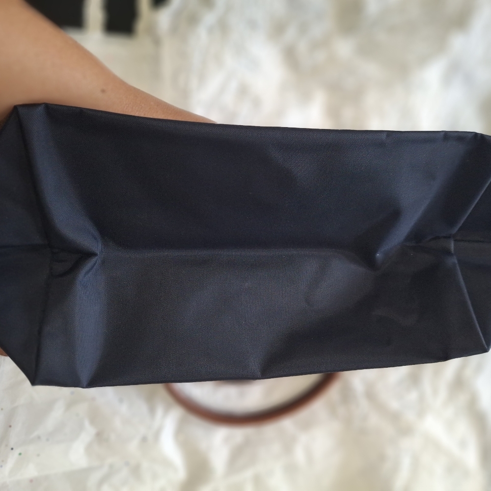 Authentic Longchamp Le Pliage Navy Small Top Handle Bag - Picture 7 of 17